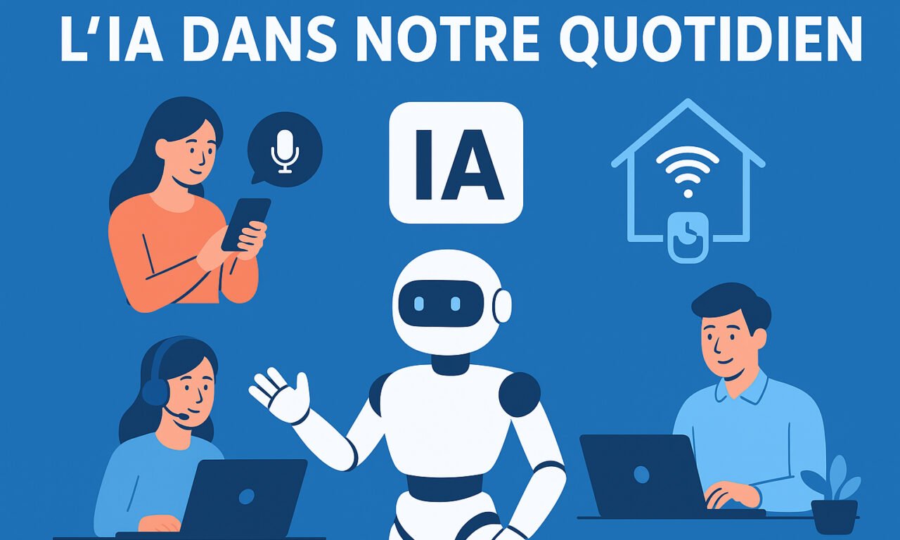 🤖 L’IA dans notre quotidien : comment l’intelligence artificielle transforme notre vie